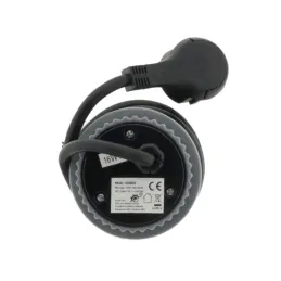 Innen Steckdose in den Tisch COMPACT 1x230V + USB-Ladesteckdose / Aluminium