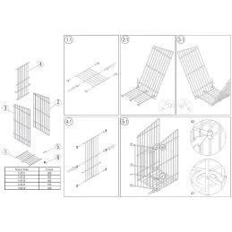 Faltbarer Wäschekorb ELEMENTS / Anthrazit