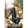 Schönes hängendes Ornament für Weihnachtsbaum oder Innenraum.
Größe der Dekoration:
Höhe: 85 mm
Breite: 100 mm
Dicke : 40 mm
Preis ist für 1 Stück