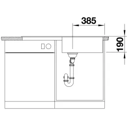 Keramikspüle Blanco ZIA XL 6 S / Weiß