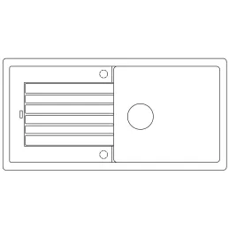 Keramikspüle Blanco ZIA XL 6 S / Vulkan-Grau