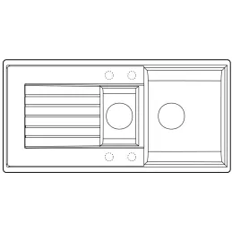 Keramikspüle Blanco ZIA 6 S / Kaffee