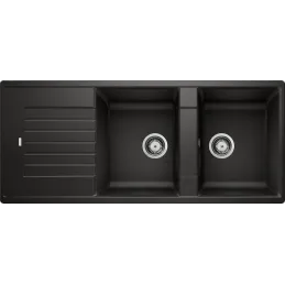 Küchenspüle aus Keramik Blanco ZIA 8 S / Schwarz