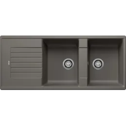 Blanco ZIA 8 S Spülbecken aus Keramik / Vulkan Grau