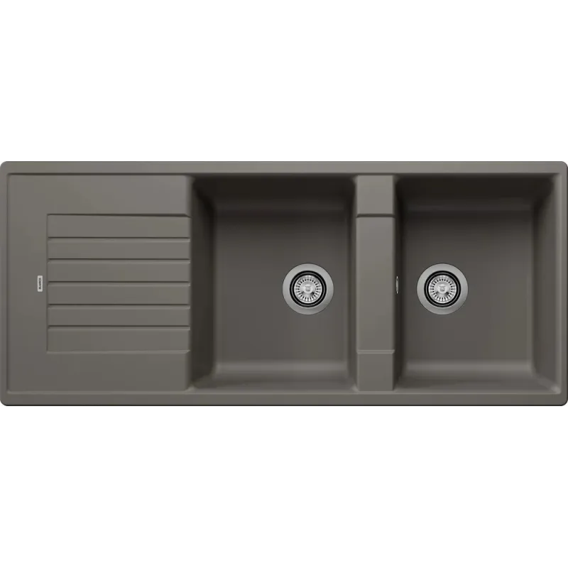 Blanco ZIA 8 S Spülbecken aus Keramik / Vulkan Grau