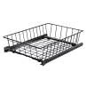 Ausziehbarer Korb für Schränke mit verstellbarer Breite.
Entworfen für Kleiderschränke mit geringer Breite:
250 - 310 mm
355 - 410 mm
455 - 515 mm
550 - 610 mm
Erhältlich in 3 Höhen 120 170 und 220 mm
Im Lieferumfang enthalten: Drahtkorb, Verlängerungspaar, Montagesatz.