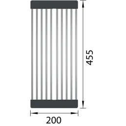 Blanco ADIRA 45 S Spülbecken aus Keramik mit Exzenter / Grauer Stein