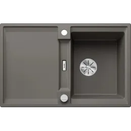 Blanco ADIRA 45 S Spülbecken aus Keramik mit Exzenter / Vulkan-Grau