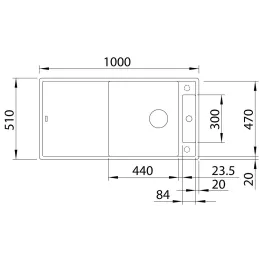Blanco AXIA III XL 6 S Keramikspüle mit Exzenter / Anthrazit