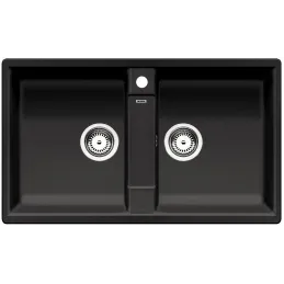 Blanco ZIA 9 Spülbecken aus Keramik / Schwarz
