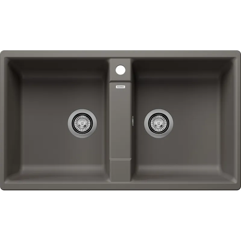 Blanco ZIA 9 Spülbecken aus Keramik / Vulkan-Grau