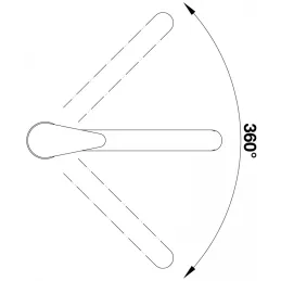 Set Blanco Edelstahlspüle DANA 6 + Armatur DARAS / Glänzendes Chrom