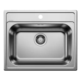 Set Blanco Edelstahlspüle DANA 6 + Armatur DARAS / Glänzendes Chrom