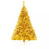 Weihnachtsbaum MYSTERY 210 cm / Gold: der Zauber der Eleganz für Ihren Urlaub
Stellen Sie sich eine festliche Atmosphäre vor, in der jedes Detail Luxus und Glamour widerspiegelt. Der Weihnachtsbaum MYSTERY 210 cm / Gold ist genau das richtige Stück, um Ihre Feiertage in ein unvergessliches Erlebnis voller Eleganz und Stil zu verwandeln.
Warum diesen Baum wählen?
1. Sanfte Eleganz und Luxus:
Dieser goldene Weihnachtsbaum ist mehr als nur eine Dekoration - er ist das Herzstück Ihrer Festtagsdekoration und bringt einen Hauch von Eleganz in Ihr Zuhause. Die goldene Farbe symbolisiert Reichtum und Wärme, während das Licht mit einer Anmut reflektiert wird, die jeden Besucher in ihren Bann zieht.
2. Problemlose Wartung:
Vergessen Sie das ständige Auffegen von Tannennadeln. Unsere künstlichen Tannenbäume sind so konzipiert, dass sie keine Nadeln abwerfen. So sparen Sie Zeit und Mühe, die Sie für angenehmere Urlaubsaktivitäten verwenden können.
3. Einfache Installation:
In der hektischen Zeit der Vorbereitungen werden Sie es zu schätzen wissen, wie schnell und einfach dieser Baum aufgebaut werden kann. Sparen Sie wertvolle Minuten, die Sie mit Ihrer Familie bei einer Tasse heißer Schokolade verbringen können.
4. Perfekte Größe für jedes Haus:
Mit einer Höhe von 210 cm und 1000 Zweigen ist dieser Baum die perfekte Wahl für kleinere Räume oder als Ergänzung zu Ihrer Hauptweihnachtsdekoration. Darüber hinaus bieten wir auch andere Größen an, so dass Sie sicher eine finden, die perfekt in Ihr Zuhause passt.
Wenn Sie auf der Suche nach einer Möglichkeit sind, Ihre Weihnachtszeit in diesem Jahr aufzupeppen und einen Hauch von Luxus und Eleganz zu vermitteln, ist der MYSTERY Weihnachtsbaum 210cm / Gold die perfekte Wahl für Sie. Warten Sie nicht, sondern gönnen Sie sich ein Stück festliche Magie, das in Ihrem Zuhause zum Leben erwacht. Kaufen Sie ihn noch heute und machen Sie sich bereit für ein Fest, das Ihnen noch lange in Erinnerung bleiben wird.
