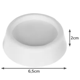 Anti-Vibrationsunterlagen für Geräte und Möbel / Grau - Set mit 4 Stück