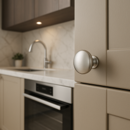 Knopf CIRCLE / Nickel matt