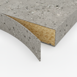 ABS-Kante zur Arbeitsplatte...