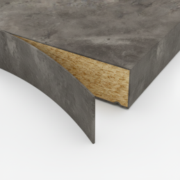 ABS-Kante zur Arbeitsplatte...