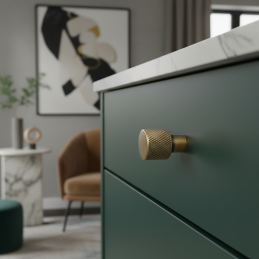 Knopf INDUST I. / Altgold