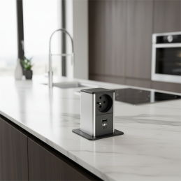 Ausziehbare Steckdose...