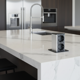 Ausziehbare Steckdose...