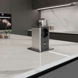 Ausziehbare Steckdose...