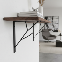 Regalhalter FOREST / Schwarz