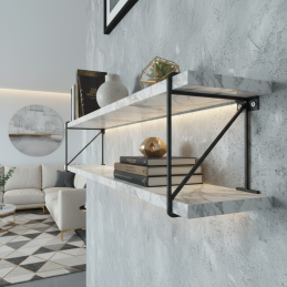 Regalhalter PINA / Schwarz