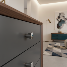 Knopfgriff MANGO / Chrom...