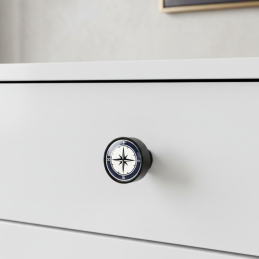 Holzknauf ARSIA / Schwarz -...