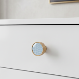 Holzknopf ARSIA / Buche - blau