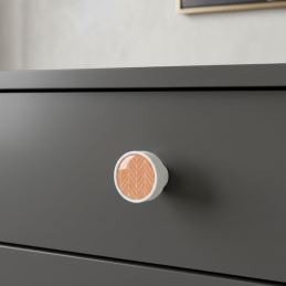 Holzknopf ARSIA / Weiß -...