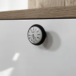 Knopfgriff VIAMO CLOCK / Schwarz