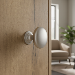 Knopf CAMORA / Chrom matt