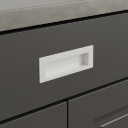 Einbaugriff MALI / Weiß matt