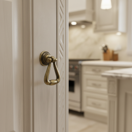 Knopf AGNES / Altmessing