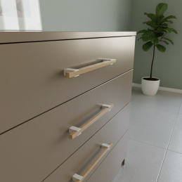 Holzgriff LEO / Weiß -...