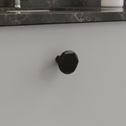 Knopfgriff LAMEGO / Schwarz...