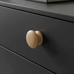 Knopf MASSIVE / Buche lackiert