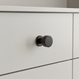 Knopfgriff RIOX / Schwarz matt