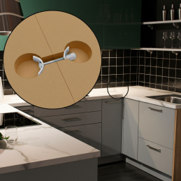 Schraube für die Verbindung...