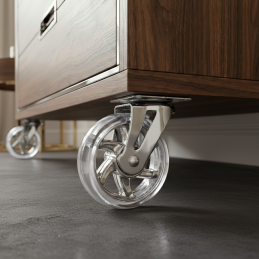 Möbelrad ohne Bremse 75 mm...