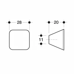 Knopf VENUS / Pistaziengrün