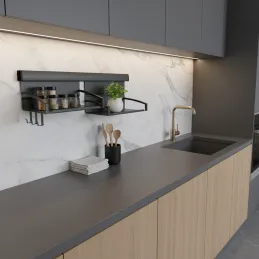 Hängeregal-Set OXXO IV 600 mm / Anthrazit