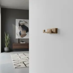 Kleiderbügel DELTA DUO / Messing gebürstet