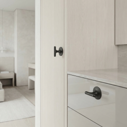 Griffknopf STYLLA / Schwarz matt