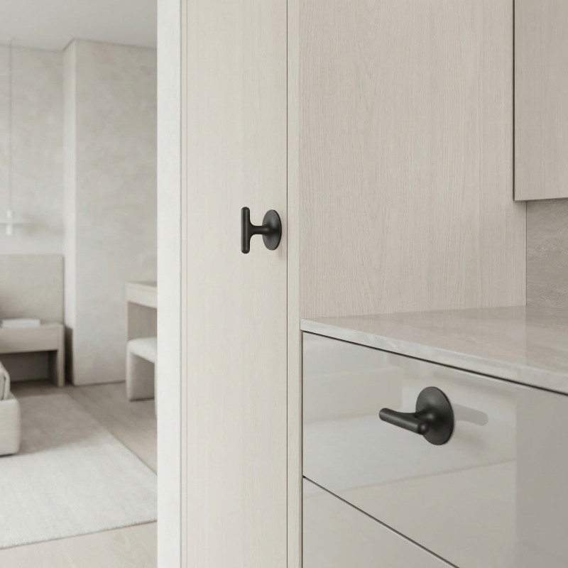 Griffknopf STYLLA / Schwarz matt