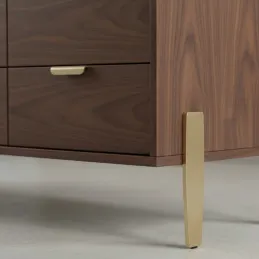 Möbelbein MORGAN / Gold matt