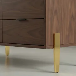 Möbelbein MORGAN / Gold glänzend