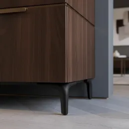 Möbelfuß EBRO / Schwarz matt